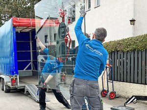 Glaserei Salzinger München Dachverglasung am Kran