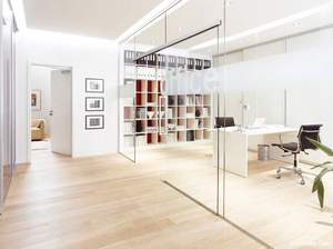 Glaserei Salzinger München Beispiel Bürotrennwand aus Glas